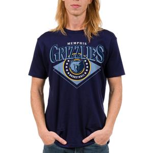 Junk Food NBA Court Classic - Adult Short Sleeve Fan T-Shirt for Men and Women (X-Large, Navy)