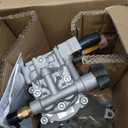 M MINGLE 7/8" Shaft Vertical Pressure Washer Pump - 3000 PSI Power Washer Pump - Compatible with Troybilt, Craftsman, Ryobi, Honda, etc Multiple Brands - Rear Inlet/Outlet