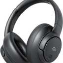 Active Noise Cancelling Wireless Over Ear Bluetooth Headphones with Microphone, Transparency Mode, 70H Playtime, Hi-Res Audio, Deep Bass, Bluetooth 5.3, Lightweight Design, Black