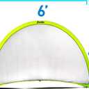 Franklin Sports Pop-Up Dome Shaped Goals - Indoor or Outdoor Soccer Goal - Goal Folds For Storage - 6' x 4' or 4' x 3' Soccer Goal