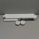 Shower Curtain Rod, 1" Diameter Heavy Duty Tension Shower Rod, Non Slip Adjustable 28-74 inch No Drilling Shower Curtain Rods Spring Tension For Bathroom, Shower Stall, No Rust, Black