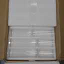 48 Pcs Cylinder Vases Set for Centerpieces, 6/8/10 Inch Tall Clear Glass Vase, Hurricane Floating Candle Holder for Wedding Table Decor, 2.5''/2.7''/3.3''' Diameter (3.3'' X 5.9'',7.9'',9.8'')