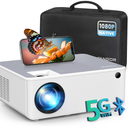 FANGOR 1080P HD Projector, WiFi Bluetooth Projectors, Max 230” Projection Screen Portable Home Theater Video Movie Proyector With Tripod, Compatible with HDMI, USB, Laptop, iOS & Android Phone