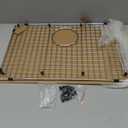 Serene Valley Sink Bottom Grid 22" X 14-1/2", Rear Drain with Corner Radius 3/16", Sink Protector SVH2215R