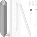 Stylus Pen for iPad 11th&10th Generation,Milikilo Pen with Pencil Holder,Palm Rejection,for Air11&13"(M2/M3), Pad Pro 11"&13"(M4),iPad 6-11th,iPad Pro 11"/12.9 ", iPad Air 3/4/5,Mini 5/6 (White)