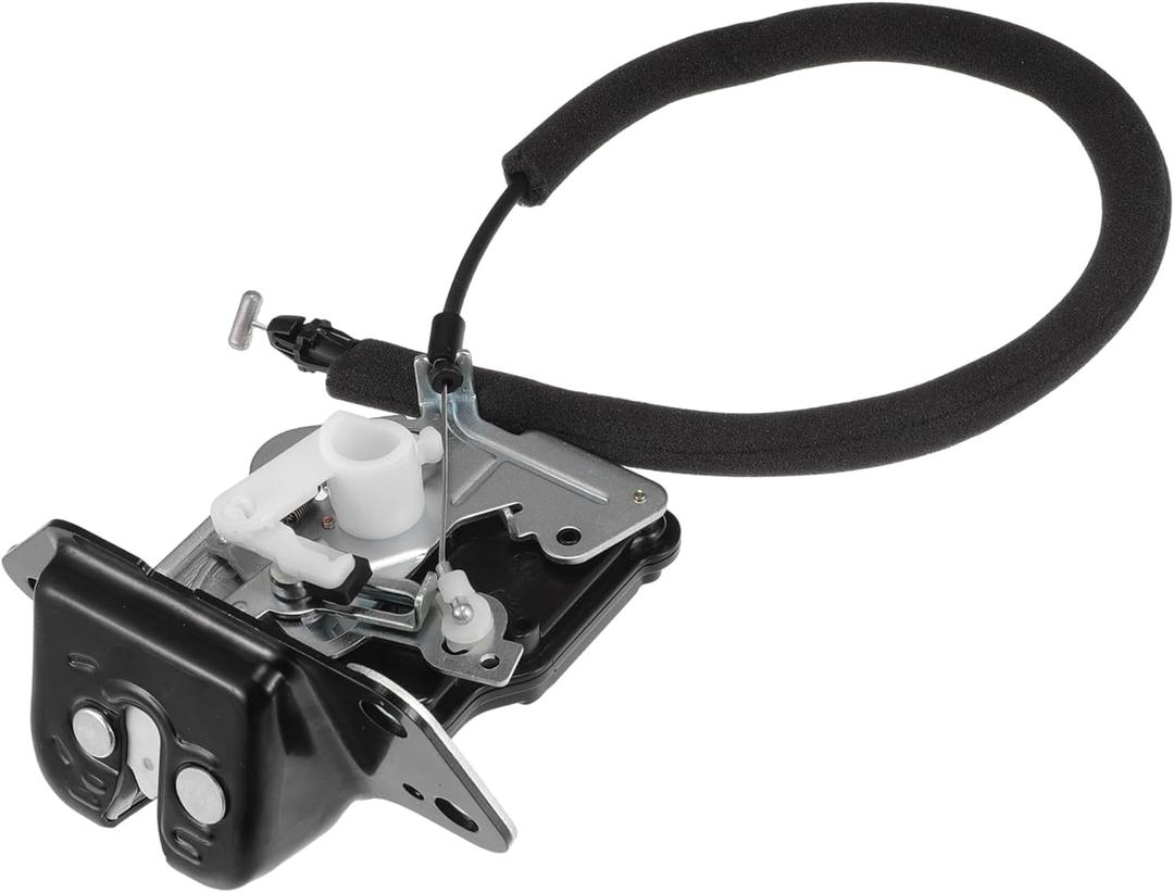 X AUTOHAUX Rear Liftgate Door Lock Actuator with Cable for Dodge Grand Caravan 2008-2017 for Dodge Journey 2009-2018 for Jeep Grand Cherokee 08-13 Tailgate Latch Assembly No.4589243AB Black
