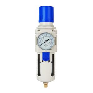 BLCH 1/2" NPT Air Compressor Filter - Air Pressure Regulator Filter Combo,Compressed Air Dryer AW4000-04 Semi-Auto Drain Poly Bowl Gauge 0-160 PSI 5m