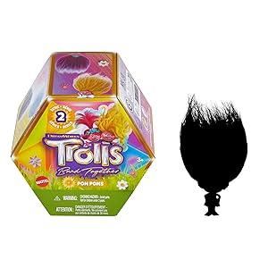 Trolls Band Together Series 2 Pom Poms Mystery Pack [1 RANDOM Keychain]