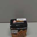 HGD Fire Starter(32pcs), Natural Charcoal Starters, Firestarters for Indoor Fireplace, BBQ, Campfire, Wood Stove, Chimney, Fire Pit, Grill, Smoker, Indoor Outdoor Use, Weather-Resistant, (Roll)