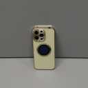 Magnetic Metal Edge Full Body Military Drop Protection for iPhone 16 Pro Max Case,Compatible with MagSafe,Rugged Built-in Privacy Screen Protector Logo View Shockproof Cover,Gold