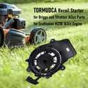 Recoil Starter Compatible with Briggs and Stratton 163cc Parts and Toro Recycler 22 Pull Start Assembly. Recoil Starter Assembly Compatitble with Craftsman M230 163cc Engine.