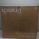 Dowinx Criss Cross Chair with Adjustable Flip-up Arms and Wheels, Comfort Ergonomic Office Desk Armchair with 3 Layer Cushions, Wide Seat Vanity Chair for Home Office, Living Room, Bedroom, Orange