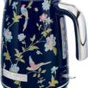 Laura Ashley Stainless Steel Electric Kettle 1.7 Liter  1500W Rapid Boil Electric Kettles for Boiling Water  Electric Tea Kettles Automatic Shut Off  Overheat & Boil Dry Protection Jug Kettle