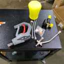 M MINGLE High Pressure Washer Gun with Foam Cannon, Foam Cannon Dual Connector Accessory, Car Wash Foam Gun Kit 1/4 Inch Quick Connector, 5 Pressure Washer Nozzle Tips