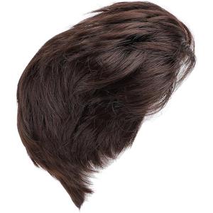 MENS PERUK HIGH TEMPERATURE FIBER ARTIVE HAIR BREATHABLE NET DURABLE FOR DAILY PARTY COSPLAY