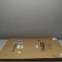 DOLLAR BOSS Large Bulletin Board 48" x 36" Foldable Felt Cork Board, Decorative Pin Board for Wall 4' x 3' Photo Display Board for Halloween Christmas Decor Office Home School with 20 Pins, Black