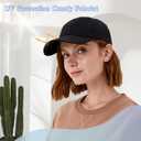 Hat Wigs for Women Baseball Cap with Hair Extensions Short Wave Synthetic baseball Cap Wig for Women Adjustable Hat with Hair Attached for Daily Use(14inch)