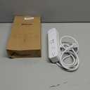 PD30W Desk Clamp Power Strip, Desktop Mount Surge Protector, Fast Charging Station, 5Ft Extension Cord Desk Edge Mount Shelf with 4 Outlets 4 USB Ports (2 USB C), Home Office Accessories Essentials (White)