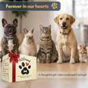 Pet Urns for Dogs & Cats | Black Bamboo Pet Cremation Box with Hair Keepsake Case | Dog Ashes Urn Set with Paw Print Kit | Photo Album & ID Plate | Pet Memorial for Dogs or Cats up to 150 lbs