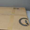 Need Folding Desk for Home Office 39-3/8'' Length Modern Folding Table Computer Desk No Install Needed Teak Color Desktop Black Frame, AC5BB(10060)