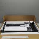 Small Standing Desk Adjustable Height, Mobile Stand Up Desk with Wheels, 32 Inch Portable Rolling Desks for Walking Pad Treadmill Black