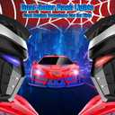 Spider Transform Remote Control Car Toys for Boys 4-7,2.4GHz RC Cars with Dual-Color Lights,Fast 360°Rotation,One-Click Deformation,Toys for 3 4 5 6 7 8 9 10 11 12 Year Old Boys