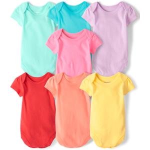 The Children's Place baby-boys And Newborn Short Sleeve Bodysuits, Multipacks (3-6 Months)