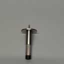 Mega Handles Knurled Baseboard Door Stopper - Heavy Duty Door Stoppers for Bottom of Door, Zinc Alloy Door Stops with Rubber Tip - Satin Nickel
