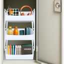 TidyFriend Locker Shelf 3-Tier, Versatile Locker Organizer 11.4" x 11" x 19.7" with Brackets for Extra Protection- Locker Organizer Shelf-Suitable for School, Work, Gym, Kitchen, Bathroom (Grey)