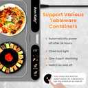 Ann Katy Food Warming Mat for Food XXXL 39"x15" 550W,Portable Electric Warming Tray for Buffets Party Chafing Dishes,Fast Full-Surface Heating Pads with 7 Level Temp 8 Hour Timer&Child Safety Lock