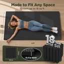 AIRHOP 18 PCS Gym Floor Mat, EVA Foam Puzzle Gym Mat, High-Density Interlocking Foam Floor Tiles for Home Gym, Play Workout Garage Kitchen Flooring 12.6"x12.6"x0.4"