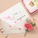 Prudiut 48 Sheets 4x6 Watercolor Postcards, 140lb/300gsm Blank Postcards Watercolor Paper Cards Art Supplies Valentine Gifts for Painting, DIY, Mailing, Invitations, Greeting Cards (Pink)