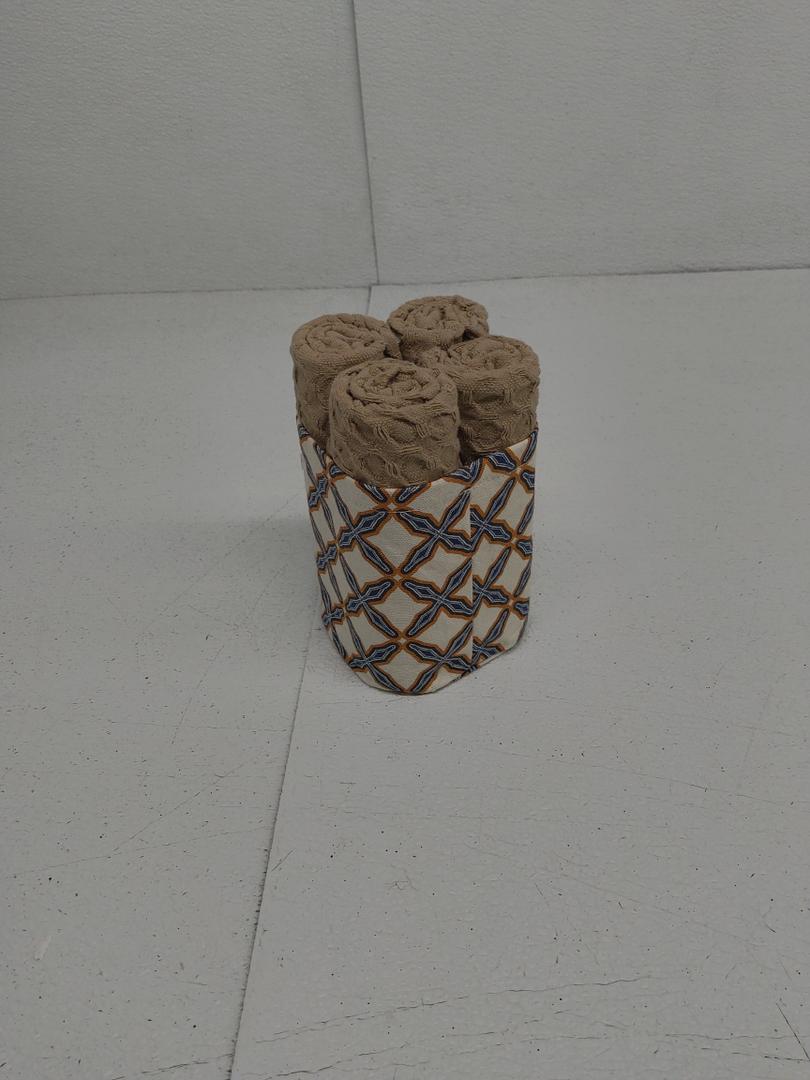 SDS for HD Designs Dishcloth With Holder - Brown, 4 pk