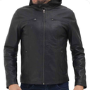 Jonathan Hooded Black RL/M