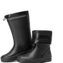 DREAM PAIRS Kids Rain Boots Boys Girls Lightweight Boots Waterproof Easy-on Outdoor Playing Rain Boot Unisex-Child 11
