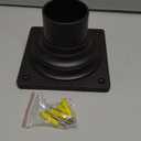 Livex Lighting 7586-07 Outdoor Pier Mount Adaptors, Bronze, 0.1 x 0.1 x 4