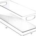 InterDesign 6 in. H x 5 in. W x 16 in. D Stackable Storage Bin
