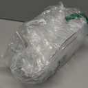 2-Pack Small Clear Storage Baskets, Adhesive Spice Rack Wall Mount for Countertop/Cabinet/Bathroom, Plastic Storage Bins Kitchen Wall Organizer and Storage Shelves, Spice Organizer