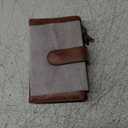 GOIACII Womens Wallets Rfid Credit Card Holder with 2 Zipper Pockets, 3 ID Windows Ladies Purse Leather (Brown)