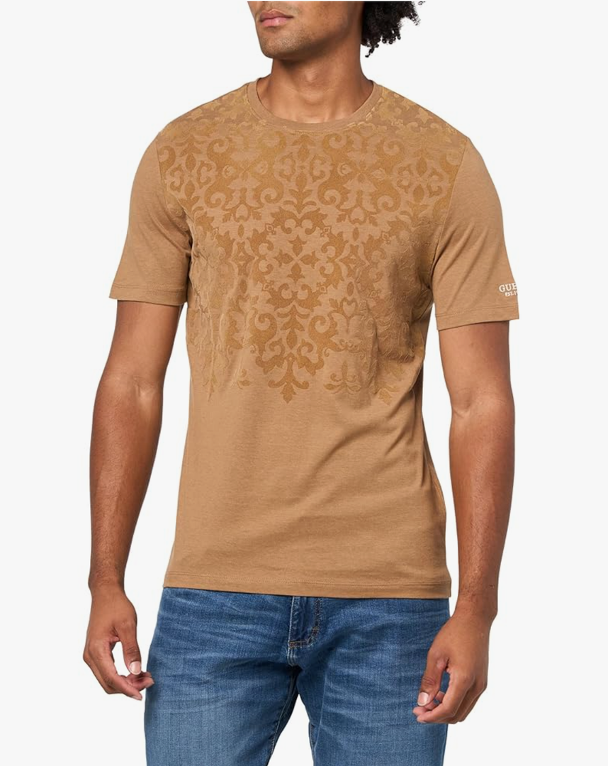 GUESS Men's Eco Flock Tee Size Small