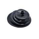 1 pc Black Shifter Boot Small Round Boot-5 1/2" Diameter Includes Trim Ring and mounting Screws