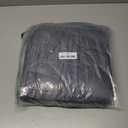 Joramoy Thermal Door Insulated Curtain for Winter Fits Door Size 32" x 80", Magnetic Oxford Cloth Thicken Cotton Filled, Winter Door Cover Insulation,Keep Warm Air in, Grey