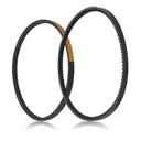 954-04013 Belt with 954-04014 Auger Drive Belt Compatible with MTD Compact Snowthrowers 2007 and Newer, Replace 754-04013 754-04014, Snowthrower Auger Drive V Belt (2 Pack)