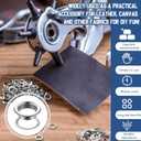 Grommet Kit 2000 Sets, Grommets Eyelets 6mm/10mm/12mm Sewing Eyelets Metal Grommet Kits Metal Eyelets Kits Grommets Eyelets for Repairing Canvas, Leather, Curtains (12mm)