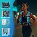 Weighted Vest, 6lb/8lb/12lb/16lb/20lb/25lb/30lb Weight Vest with Reflective Stripe, for Men Women Workout Equipment for Strength Training, Running, Jogging, Fitness, Weight Loss