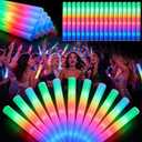 216 PCS Glow Sticks Bulk, LED Light Up Foam Sticks with 3 Modes Colorful Flashing, Glow Sticks Bulk Party Pack for Wedding, Raves, Halloween, Birthday, Concert