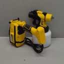 Paint Sprayer for House Painting, Paint Sprayer with 1000W Powerful Copper Motor, 1400ml (47oz) Container, 6 Brass Nozzles & LED Light, Easy to Clean for House, Fence, Furniture, DIY, Garden, Walls