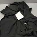 Adogirl Summer Sexy Halter Jumpsuits for Women V Neck Tie Knot Pleated Boho One Piece Wide Leg Long Pants Jumpsuit Romper (Medium, Black)