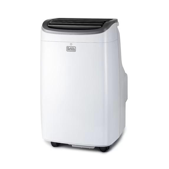 BLACK+DECKER Portable Air Conditioner, 9,000 BTU, BPACT08WT, White
