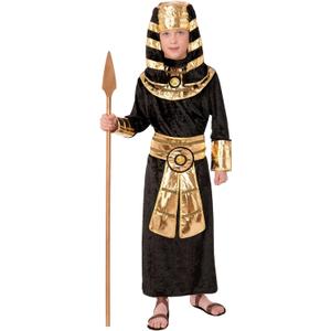 Forum Novelties Pharaoh Costume,Black/Gold Large